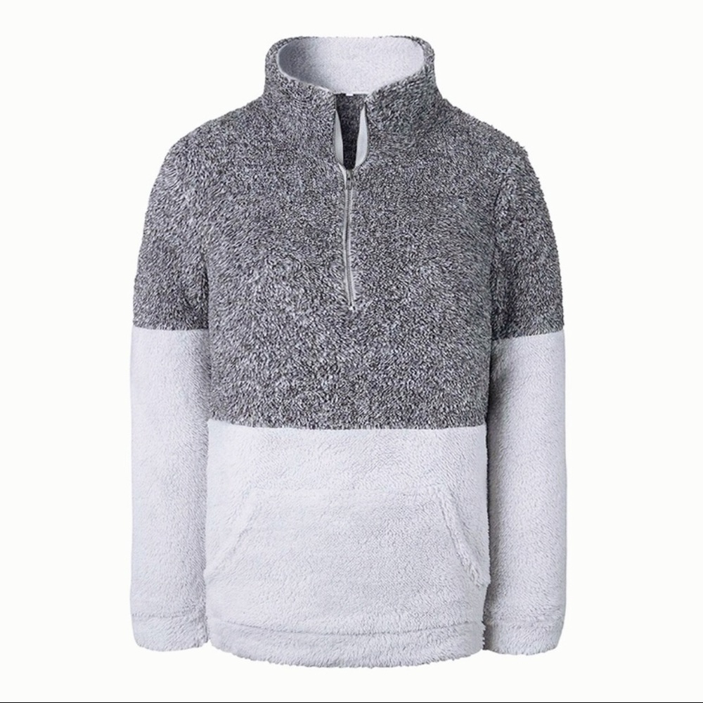 🔥Drew Outdoorsy Two Tone Zipper Pullover, S-XXL - Picture 6 of 8